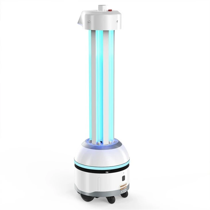 Robot do dezynfekcji UVC z okrągłym dnem